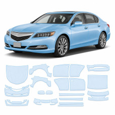 Антигравийная защитная бронепленка по лекалам для Acura RLX I 2014-2017 - полный кузов