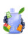 Elf Bar RAYA D13000 18 ml Blueberry Gami (Чорниця Желейний Ведмідь) З Індикацією