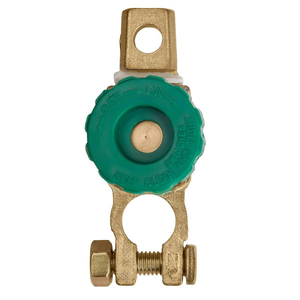 Клема акумулятора Pulso цинковий сплав із вимикачем маси 96 гр 1 шт (ZX-6)