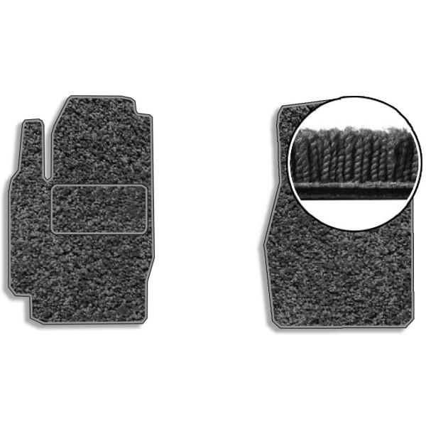Передні ворсові килимки для Toyota Camry (ACV 30) 2001-2006 з підп'ятником 2 шт (Magnum)