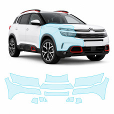 Антигравійна захисна бронеплівка за лекалами для Citroen C5 Aircross I 2017-2021 - повний кузов