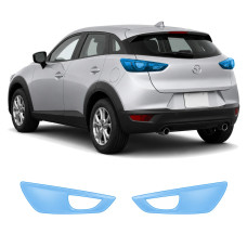 Антигравийная защитная бронепленка по лекалам для Mazda CX-3 DK 2015-2021 - задние фонари стопы