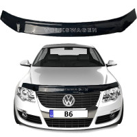 Дефлектор капота мухобойка Volkswagen Passat B6 2005-2010 Voron Glass