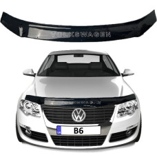 Дефлектор капоту мухобійка Volkswagen Passat B6 2005-2010 Voron Glass