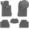Коврики в салон EVA для Mercedes E-class W210 1995-2002 с подпятником Серые 5 шт