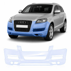 Антигравийная защитная бронепленка по лекалам для Audi Q7 4L 2005-2015 - передний бампер