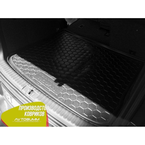 Автомобільний килимок в багажник Volkswagen Tiguan 2007- / Гумовий (Avto-Gumm)