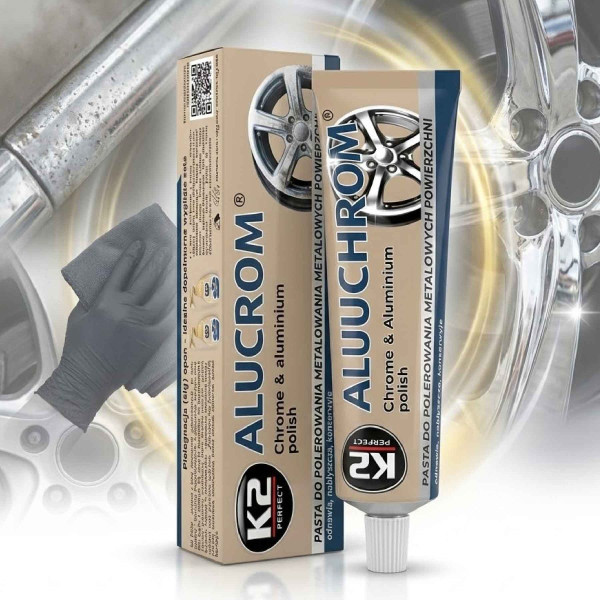 Полироль для хрома ALUCHROM K2 120г (K0031)