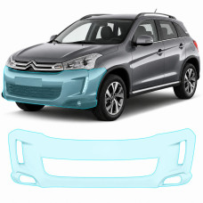 Антигравійна захисна бронеплівка за лекалами для Citroen C4 Aircross I 2012-2017 - передній бампер