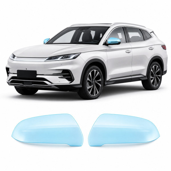 Антигравийная защитная бронепленка по лекалам для BYD Song Plus I facelift 2023- зеркала