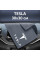Флисовое полотенце для авто с логотипом Tesla 30х30 см
