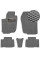 Коврики в салон EVA для Toyota RAV 4 CA30W 2005-2013 с подпятником Серые 5 шт