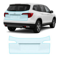 Антигравийная защитная бронепленка по лекалам для Honda Pilot III 2016-2018 - зона крышки багажника
