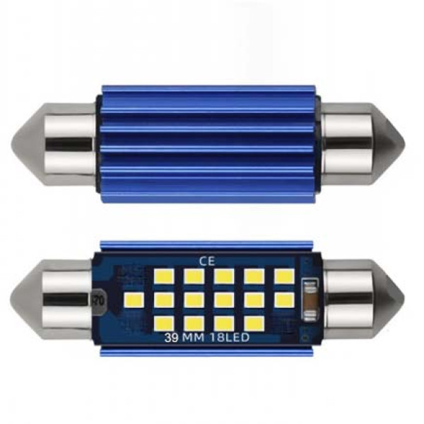 Світлодіод 12-24V Т11 36 мм SMD 15-2016 650Lm (Canbus Оманка) №115