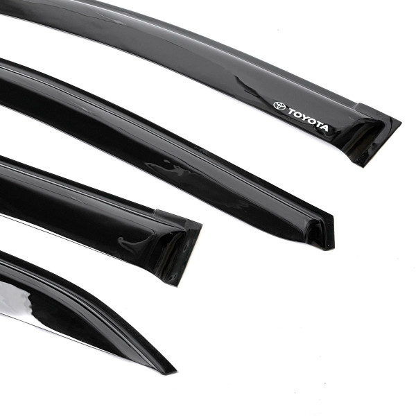 Дефлекторы окон ветровики Toyota Corolla 2012-2019 Voron Glass