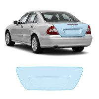 Антигравийная защитная бронепленка по лекалам для Mercedes-Benz E-Class W211 2002-2006 - зона крышки багажника