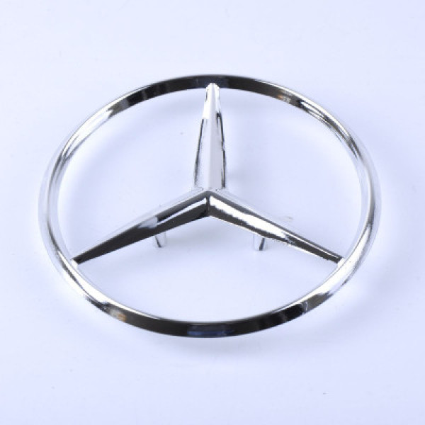 Емблема для Mercedes 104 мм / пластикова 3 пуклі