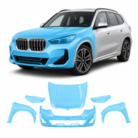 Антигравійна захисна бронеплівка за лекалами для BMW X1 U11 2022- передня частина авто (капот бампер фари крила)