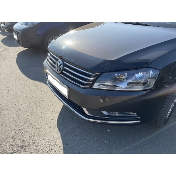 Дефлектор капоту мухобійка Volkswagen Passat B7 2011-2015 (FH-VW43)