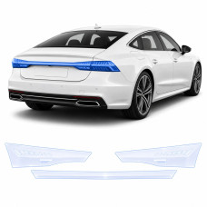 Антигравийная защитная бронепленка по лекалам для Audi A7 C8 facelift 2023-2025 - задние фонари стопы