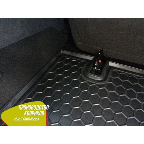 Автомобильный коврик в багажник Renault Lodgy 2013-2019,5 / Резиновый (Avto-Gumm)
