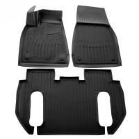 Комплект 3D ковриков в салон Tesla Model X (6 Seats) (2015-...) Тесла