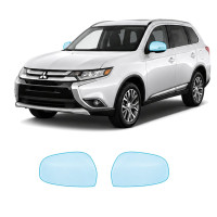 Антигравийная защитная бронепленка по лекалам для Mitsubishi Outlander GG facelift 2015-2021 - зеркала