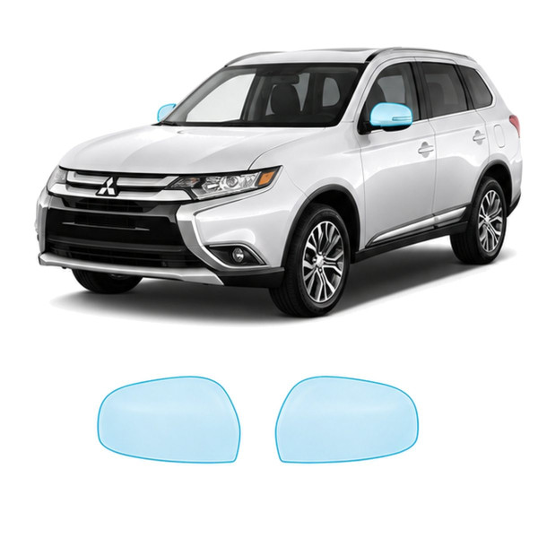 Антигравийная защитная бронепленка по лекалам для Mitsubishi Outlander GG facelift 2015-2021 - зеркала