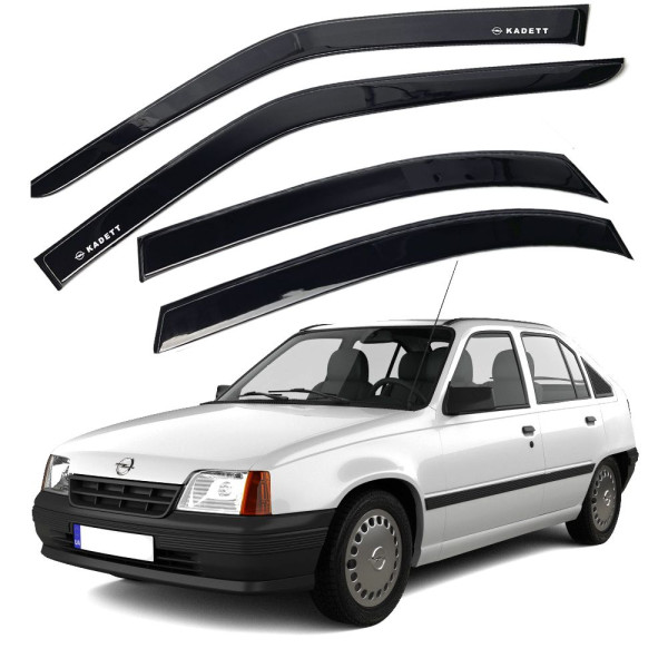 Дефлектори вікон вітровики Opel Kadett E 5d Хетчбек 1984-1991 Voron Glass