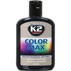 Кремовий поліроль кузова K2 Color Max / Чорний / приховує подряпини / посилює колір / 200 мл (EK020CA)