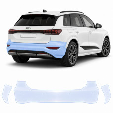 Антигравийная защитная бронепленка по лекалам для Audi Q6 e-tron PPE 2024- задний бампер