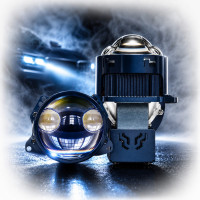 Автомобільні BI-LED лінзи D3" дюйма D76 мм A7 65 / 75Вт 5500К 2 шт