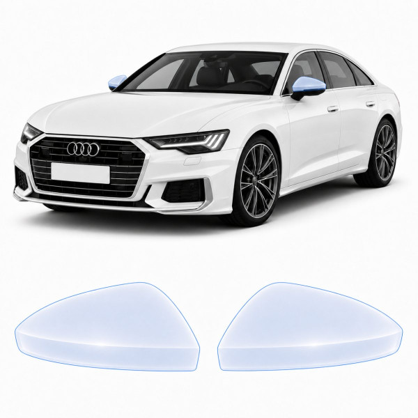 Антигравійна захисна бронеплівка за лекалами для Audi A6 C9 2025- дзеркала