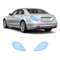 Антигравийная защитная бронепленка по лекалам для Mercedes-Benz S-Class W222 facelift 2017-2020 - задние фонари стопы