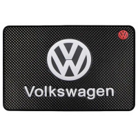 Антискользящий коврик торпеды с логотипом Volkswagen 200x130 мм