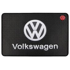 Антискользящий коврик торпеды с логотипом Volkswagen 200x130 мм