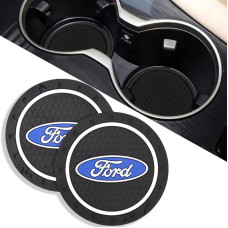 Антискользящий коврик В Подстаканник Ford ⌀7 см 2 шт