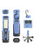 Фонарь переноска для СТО LED 8SMD 1W LED 300lm 2000mAh магнит (11320)