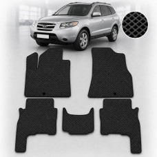 Коврики в салон EVA для Hyundai Santa Fe 2006-2012 Полный комплект 5 шт