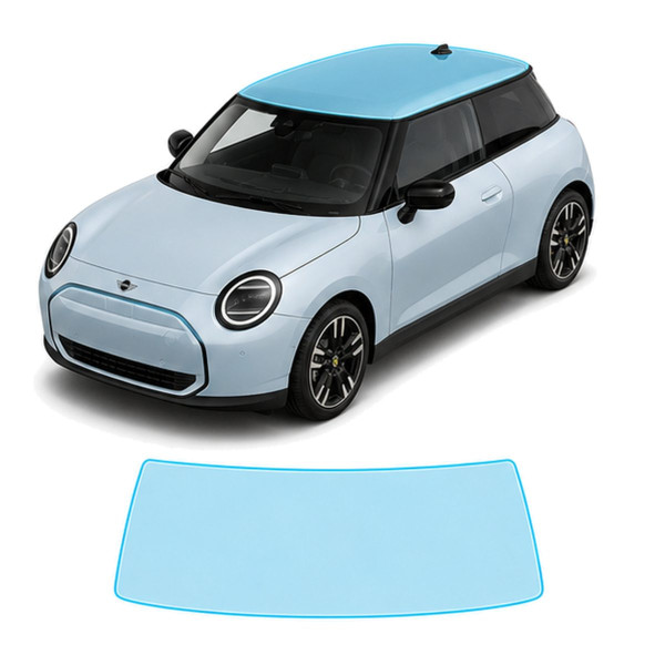 Антигравийная защитная бронепленка по лекалам для Mini Cooper Electric J01 2024- зона крыши