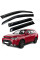Дефлектори вікон вітровики Acrylic для Mitsubishi Outlander 2012-2020 Гнучкі