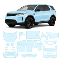 Антигравийная защитная бронепленка по лекалам для Land Rover Discovery Sport L550 facelift 2020- полный кузов