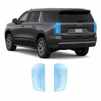 Антигравийная защитная бронепленка по лекалам для Chevrolet Suburban IV 2021- задние фонари стопы