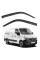 Дефлектори вікон вітровики Renault Master Movano 2003- / 2010- Скотч 3M Voron Glass