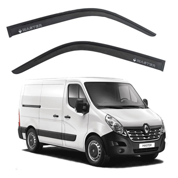 Дефлектори вікон вітровики Renault Master Movano 2003- / 2010- Скотч 3M Voron Glass