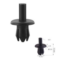 Клипса распорные Volkswagen, Audi, Peugeot, Citroen, Opel, Mercedes, Volvo, SAAB, Daewoo 697334 (C1150)
