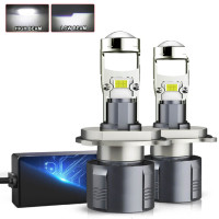 LED лампи автомобільні Міні H7 76W 10000Lm 6000K (Лінзовані D32 мм З Оманкою Canbus) A80S