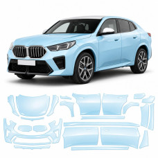 Антигравийная защитная бронепленка по лекалам для BMW X2 U10 2023- полный кузов