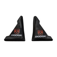 Захист кутів дверей Dodge 2 шт Гумові 45х58х47 мм на скотчі Чорні Посилені (протиударні чохли від сколів)