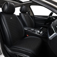 Накидки для передніх сидінь Алькантара Beltex Monte Carlo Чорні 2 шт